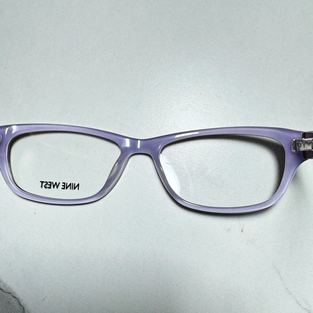 Nine West NW5052 Brown Lavender Rectangular Eyeglass Frames 51-16-135